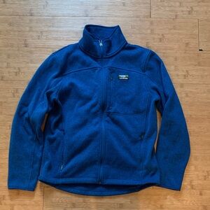 L.L. Bean Blue Full-Zip Fleece Jacket